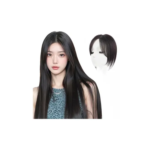 MUYAN Фигурка Eight Bangs Заправка Парики Для Женщин Естественный Мокко