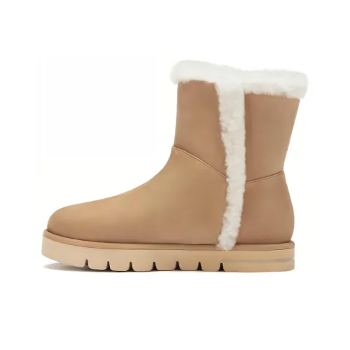 Stuart Weitzman SW Короткие Сноубутсы Женские Бежевые