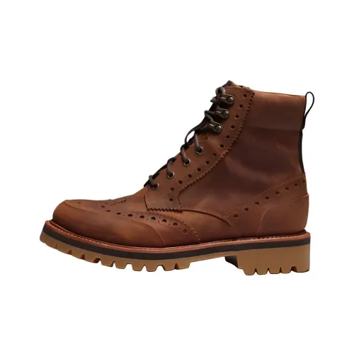 GRENSON Короткий Аутдор Мужской Коричневый