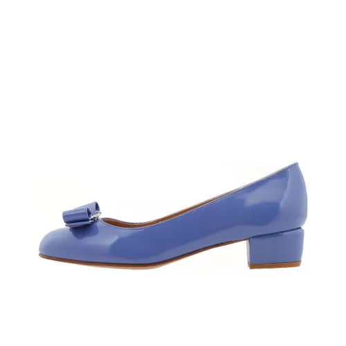 Ferragamo Vara Высокие каблуки Синие Женские