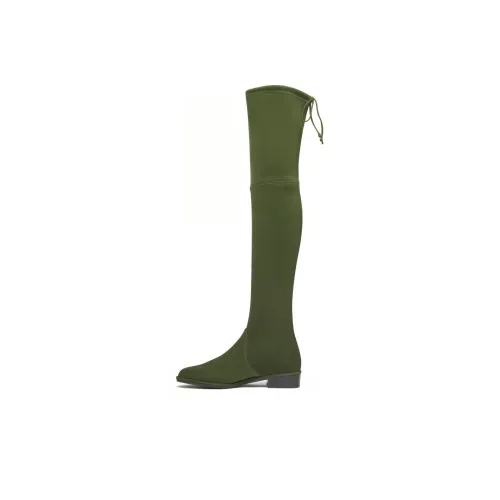 Stuart Weitzman SW Over The Knee Boots 2,5cm Женские Зеленые