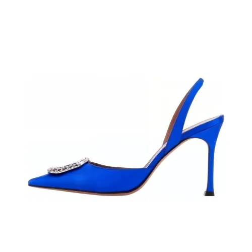 AMINA MUADDI Узкий каблук Высокие каблуки Женские Синий