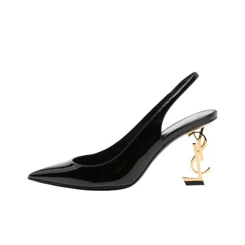 SAINT LAURENT Opyum Высокие каблуки Черный Женские