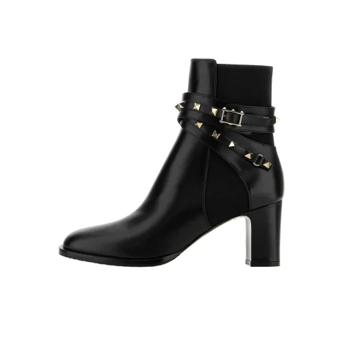 Valentino Roman Stud Ботильоны 6 см Женские Черный