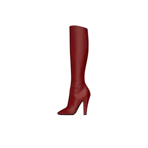 SAINT LAURENT 68 Женские сапоги до колена