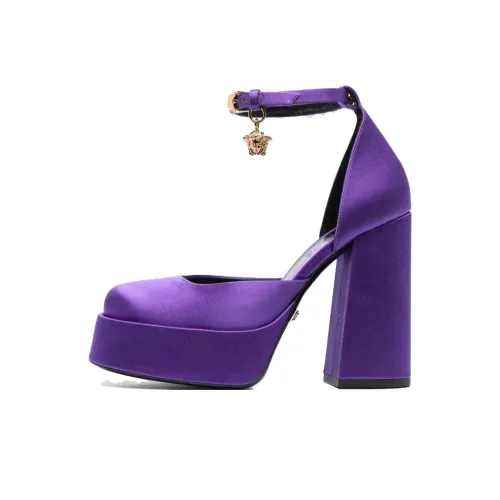 VERSACE Высокие каблуки Фиолетовый Женские
