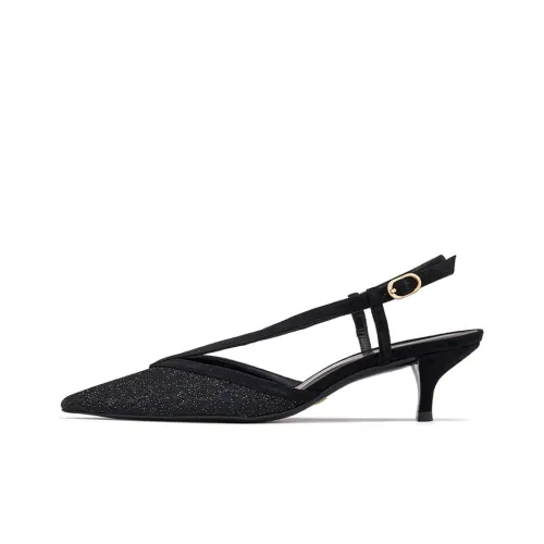 Stuart Weitzman SW Noche Низкий каблук Высокий каблук 5 см Женский Черный