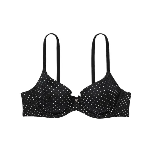 Victoria's Secret Бюстгальтер Central BY Victoria Женские Черный Белый Гороховый Узор