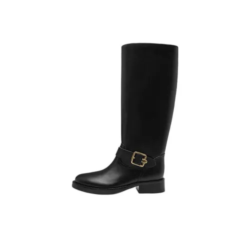 COACH Madeline Колено Высокие сапоги Женские Черный