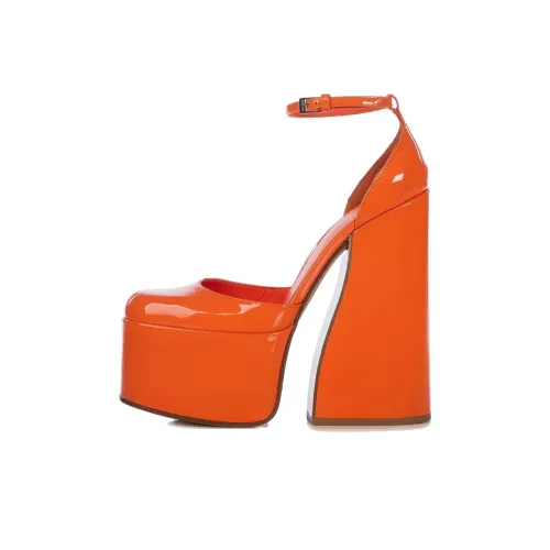 Le Silla Nikki Грубый каблук Высокие каблуки 17 см Женские Апельсин