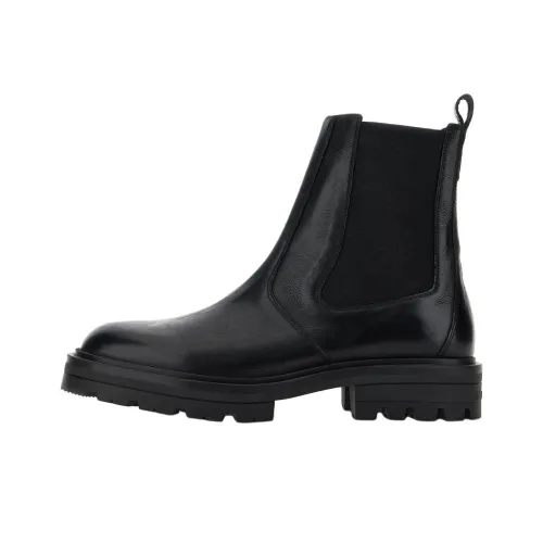 HOGAN H673 Короткий Челси 5 см Мужской Черный