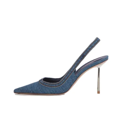 Le Silla Низкий каблук Высокий каблук 8 см Женский Синий