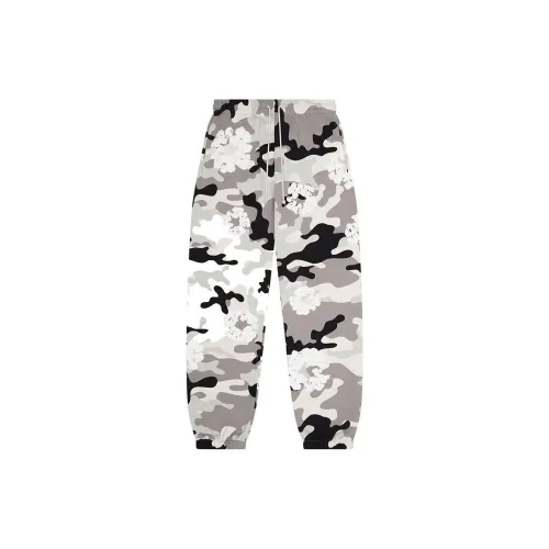 Denim Tears Camouflage Floral Collection Серые Унисекс Вязаные Тренировочные Брюки