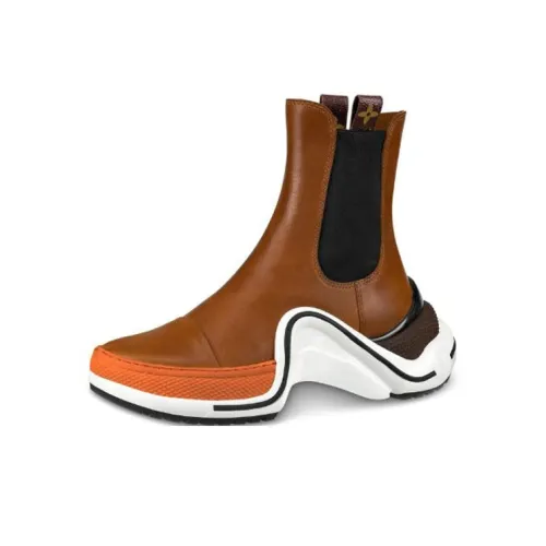 LOUIS VUITTON Archlight Короткий Челси Женские Коричневый