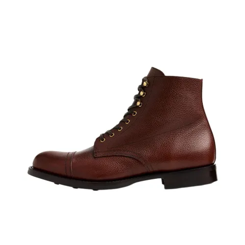 DOUBLE RL BENCHMADE Ботильоны Мужские Красный Коричневый