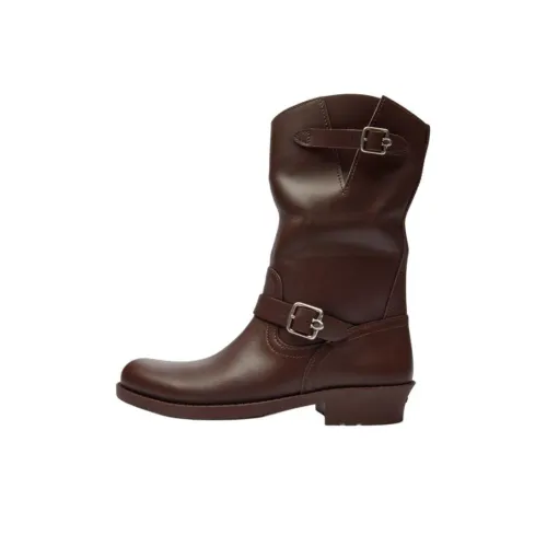 COACH Dawn Botильоны 3 см Женские Коричневый