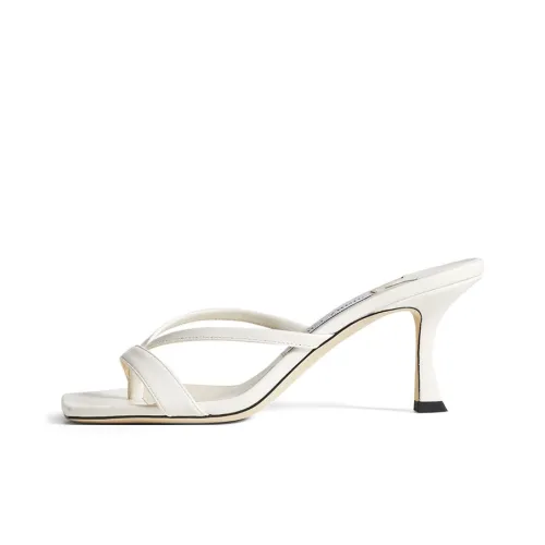 Jimmy Choo Узкий каблук Высокие каблуки 7 см Женские Белые