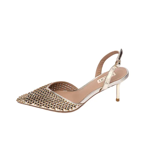 NICOLI Kenyon Узкий каблук Высокие каблуки 7 см Женские Золотой