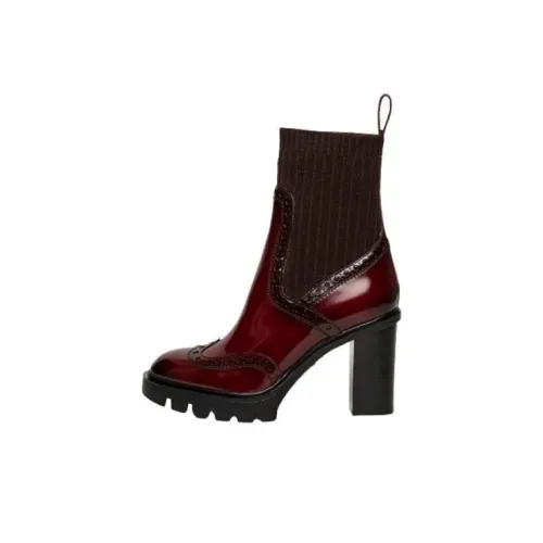Santoni Ботильоны Бордово-красный Женские
