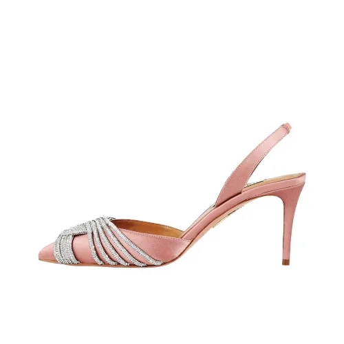 AQUAZZURA GATSBY Высокие каблуки Розовый Женские