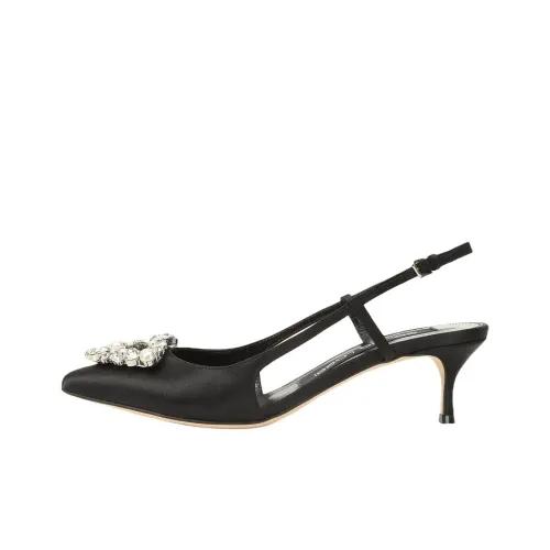 SERGIO ROSSI Sr Godiva PRECIOUS Узкий каблук Высокие каблуки 5 см Женские Черный