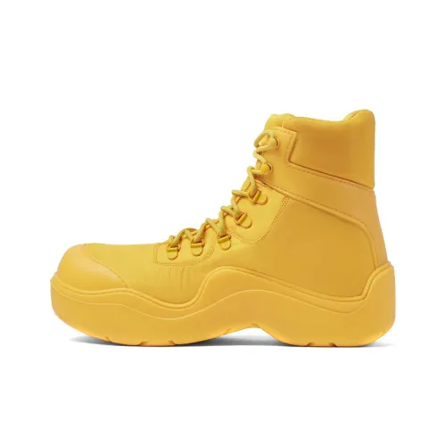 Bottega Veneta Puddle Короткие ботильоны Мужские Желтые