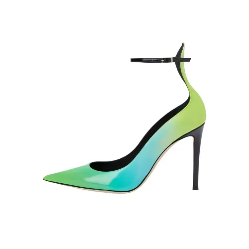 GIUSEPPE ZANOTTI Высокие каблуки Бирюзовый Женские