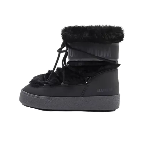 MOON BOOT Короткие Сноубутсы Женские Черные