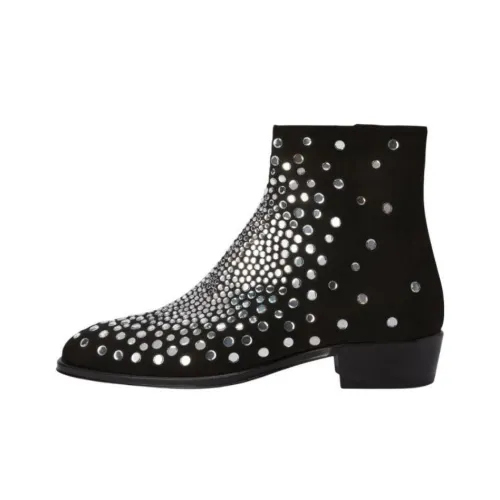 Giuseppe Zanotti GZ Peghasus Boot Ботильоны 4CM Мужской Черный