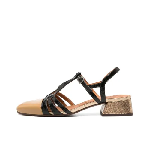 CHIE MIHARA Hesali Грубый каблук Высокие каблуки 4CM Женские Коричневый