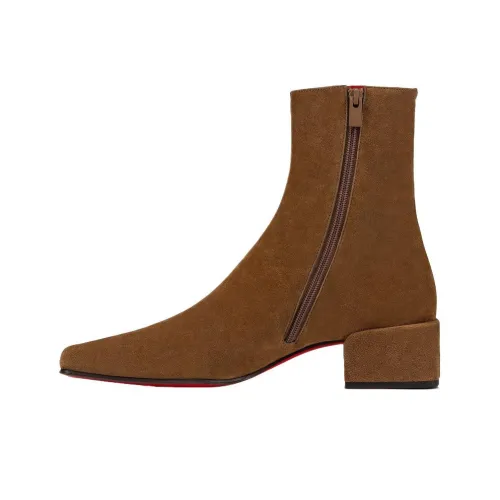 CL Ботильоны 4CM Унисекс Коричневый