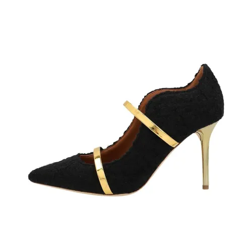 Malone Souliers Maureen Низкий каблук Высокий каблук 8,5 см Женский Черный