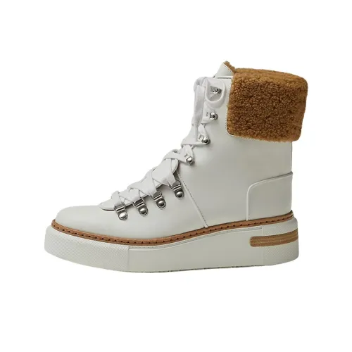 HERMES Flocon Короткий Мартин Boot Женские Белые