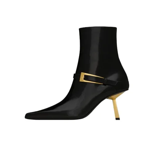 SAINT LAURENT Lee Ботильоны 7,5 см Женские Черные