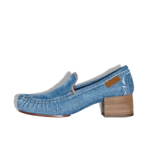 Acne Studios Грубый каблук Высокие каблуки 3,5 см Женские Синий