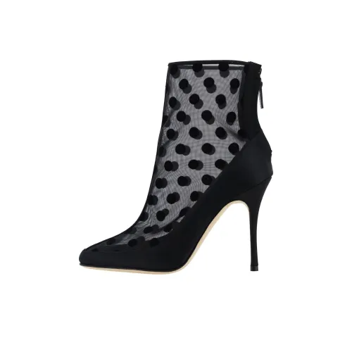 MANOLO BLAHNIK Mukinka Ботильоны 10,5 см Женские Черные