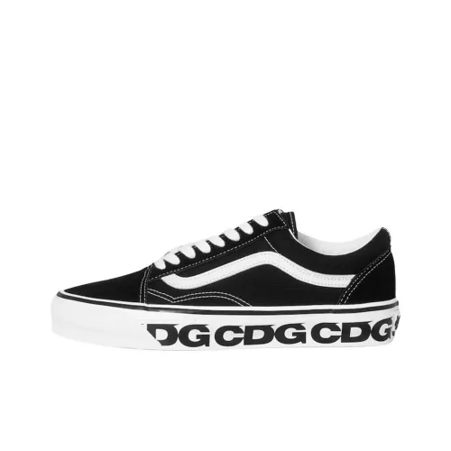 Vans Old Skool 36 Скейтборд Кроссовки Низкие Черный/Белый Мужской