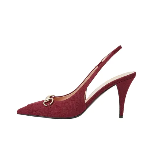 GUCCI Высокие каблуки Красный Женские