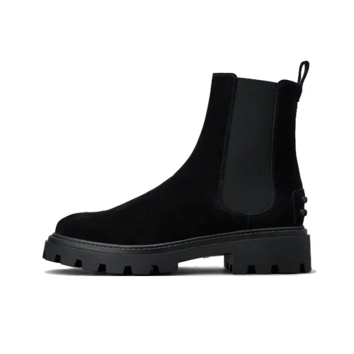 TOD'S Короткий Челси Женские Черный