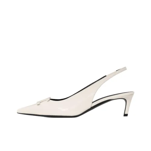 CELINE Alma Triomphe Низкий профиль Высокий каблук 5 см Женский Бежевый