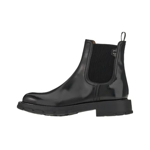 FERRAGAMO GANCINI Короткий Челси Мужской Черный