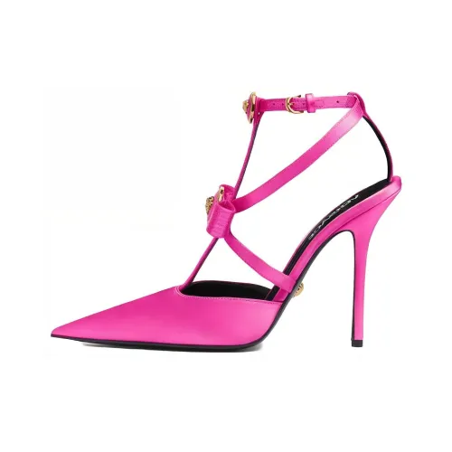 VERSACE Высокие каблуки Розово-красный Женские