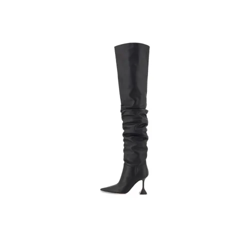 AMINA MUADDI Over The Knee Boots 9,5cm Женские Черные