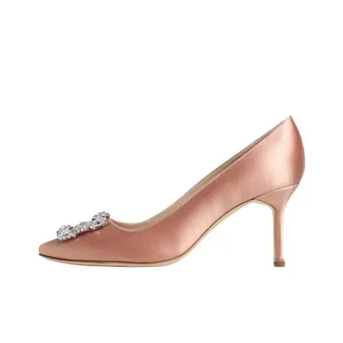 MANOLO BLAHNIK Высокие каблуки Апельсин Женские