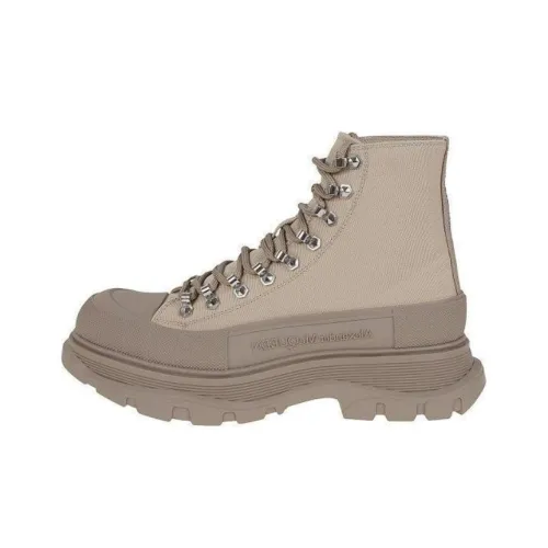 Alexander McQueen Tread Slick ботинки коричневые мужские
