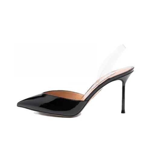 AQUAZZURA Узкий каблук Высокие каблуки 9 см Женские Черный