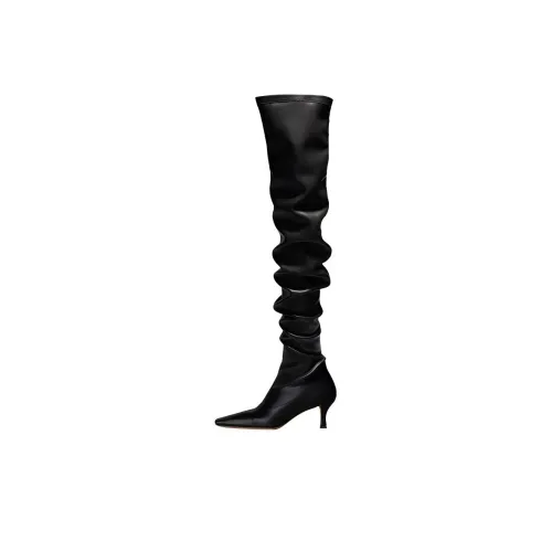 PROENZA SCHOULER Trap Over The Knee Boots 6 см Женские Черные