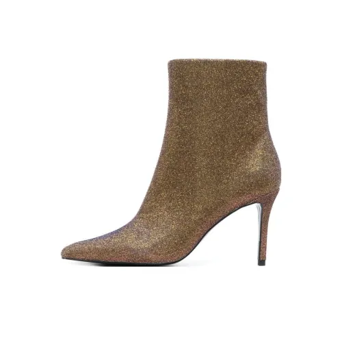 VERSACE JEANS Couture Женские ботильоны Темно-золотого цвета