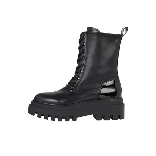 CKJ CALVIN KLEIN JEANS Короткий Мартин Boot 6 см Женские Черный