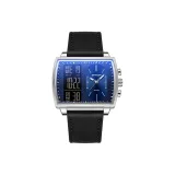 Чёрный ремень с синими акцентами